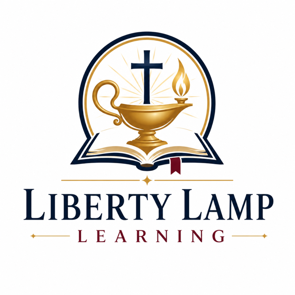 Liberty Lamp Learning Christian homeschool education logo